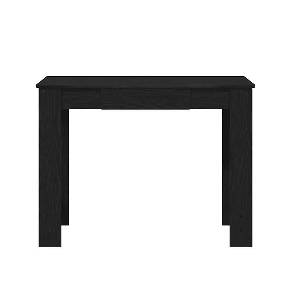 Biurko vidaXL czarne 100x45x75 cm drewno inżynieryjne duża powierzchnia