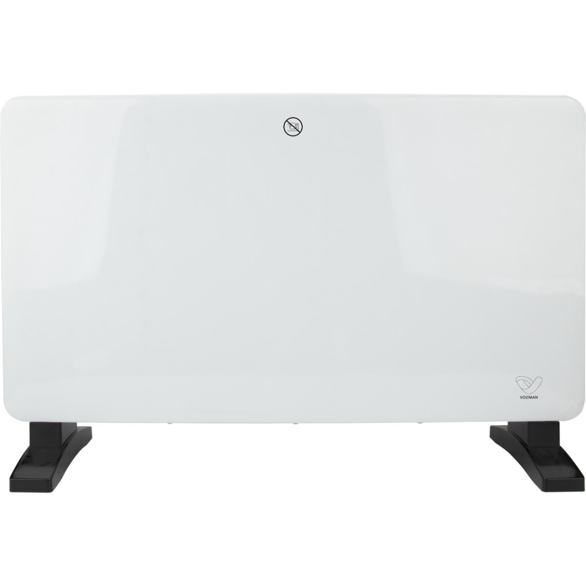 Radiateur soufflant céramique - 1200/2000 W - réglable - blanc