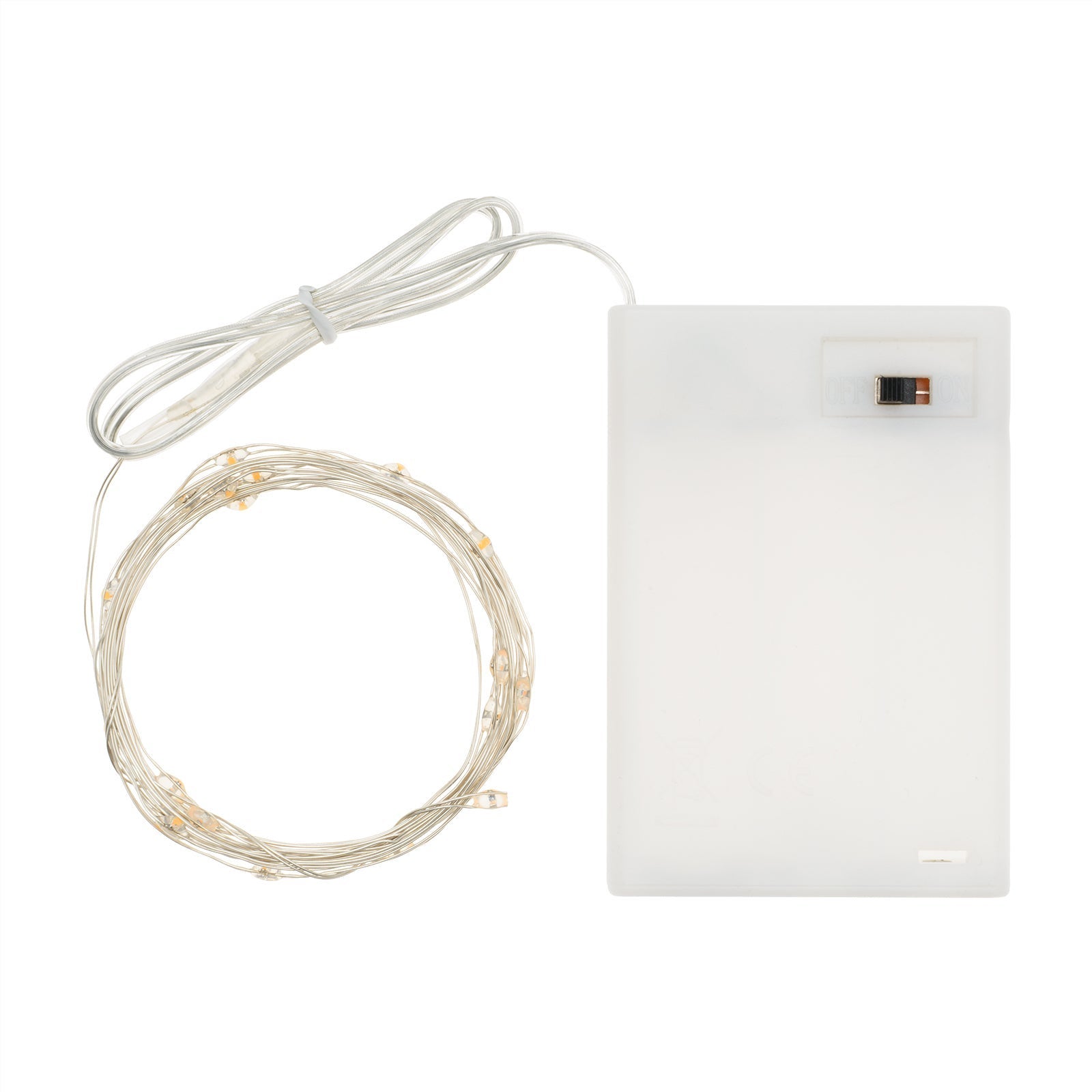 Cordão de luzes de Natal Lotti 65833 Micro led 20 branco frio com bateria - 2