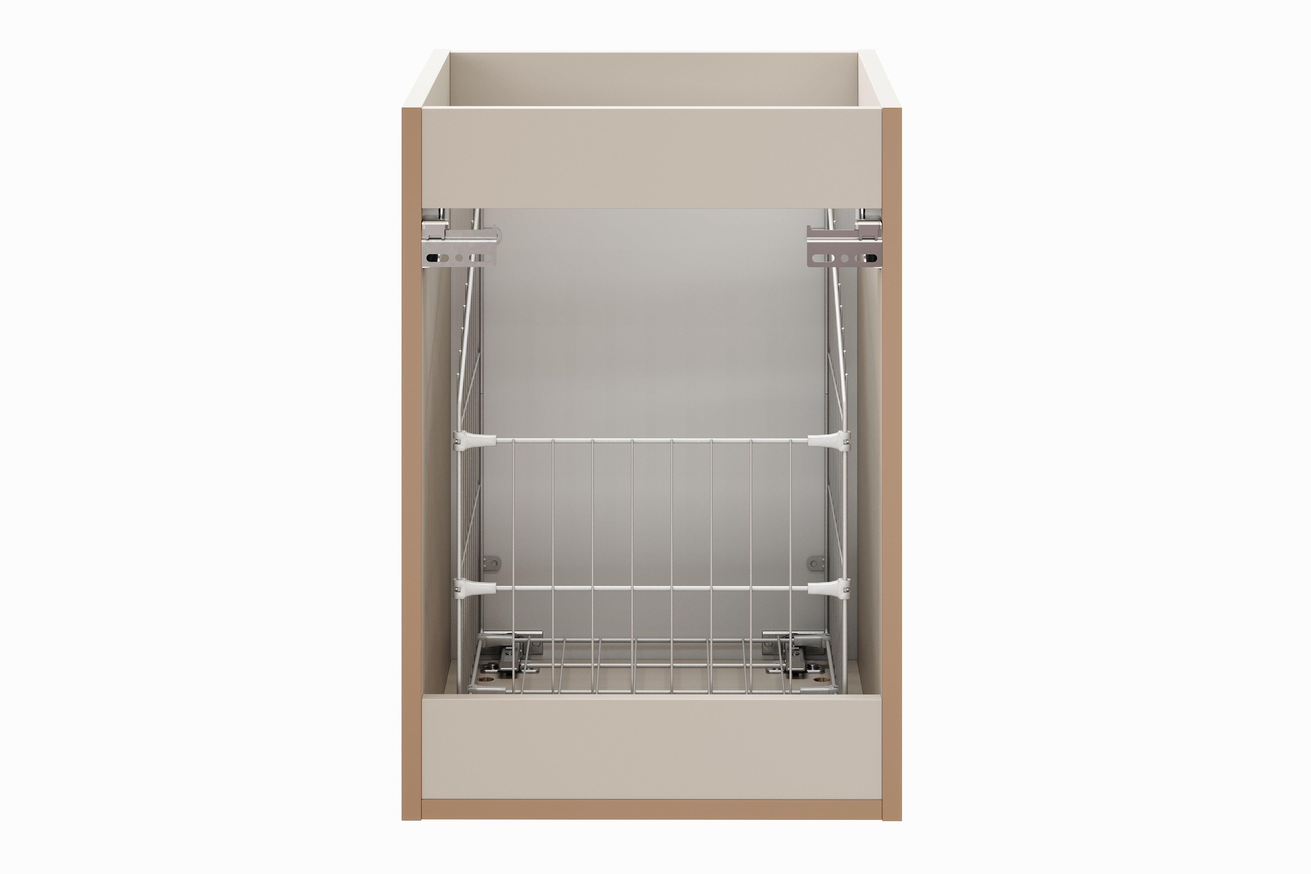 Meuble bas de salle de bain avec panier à linge ADEL CACHEMIRE 40 cm - 5