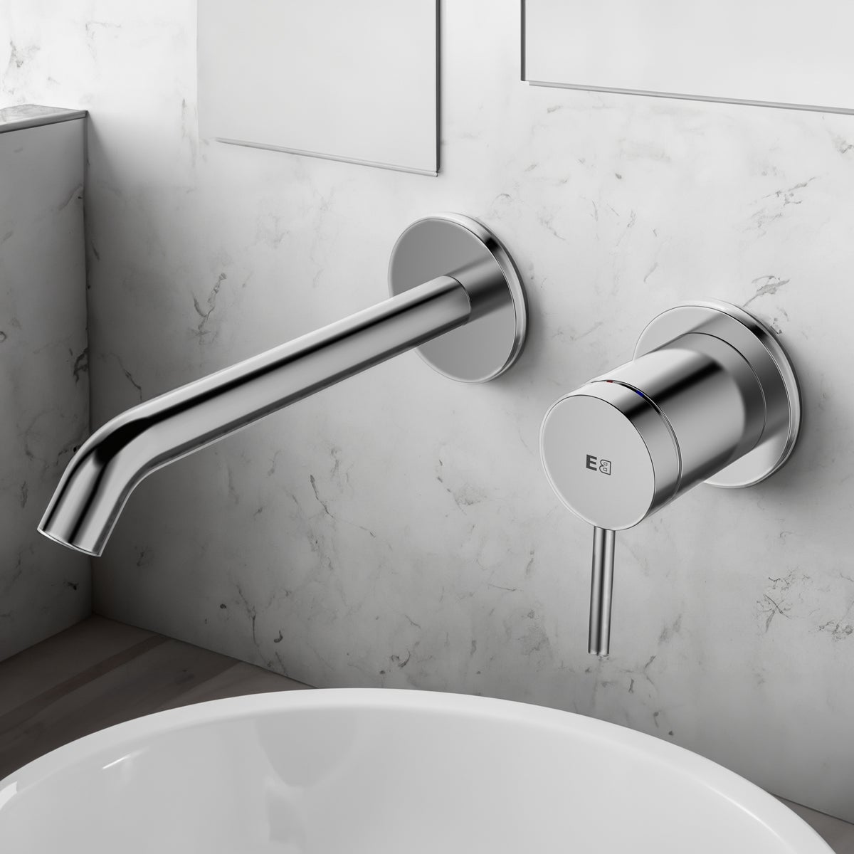 Lollipop mitigeur encastré lavabo chrome - 2