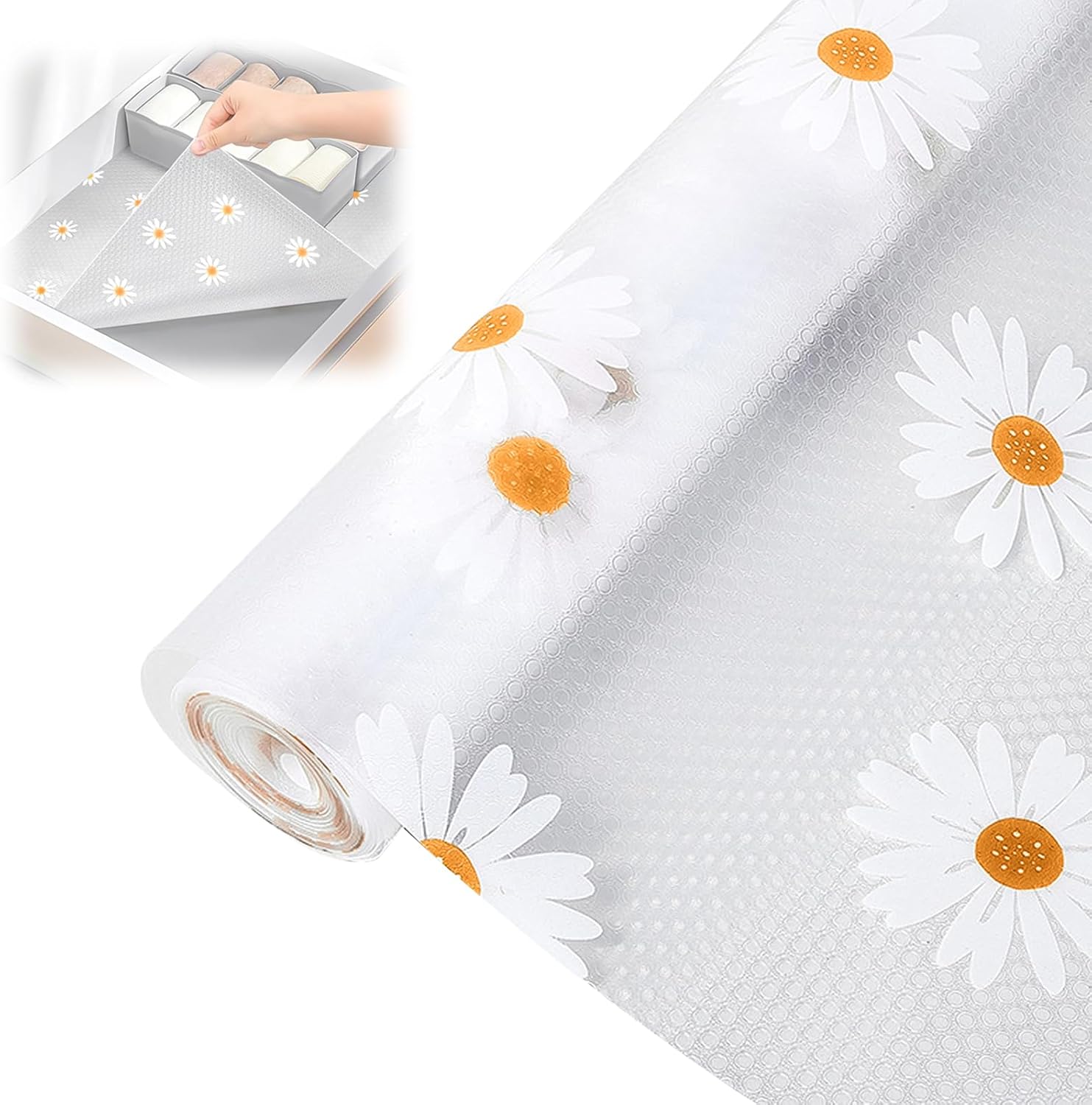 Wyściółka na półki, pogrubiona, antypoślizgowa i nieprzylepna wyściółka do szuflad, do samodzielnego montażu, do półek i szafek kuchennych, 30 x 500 c