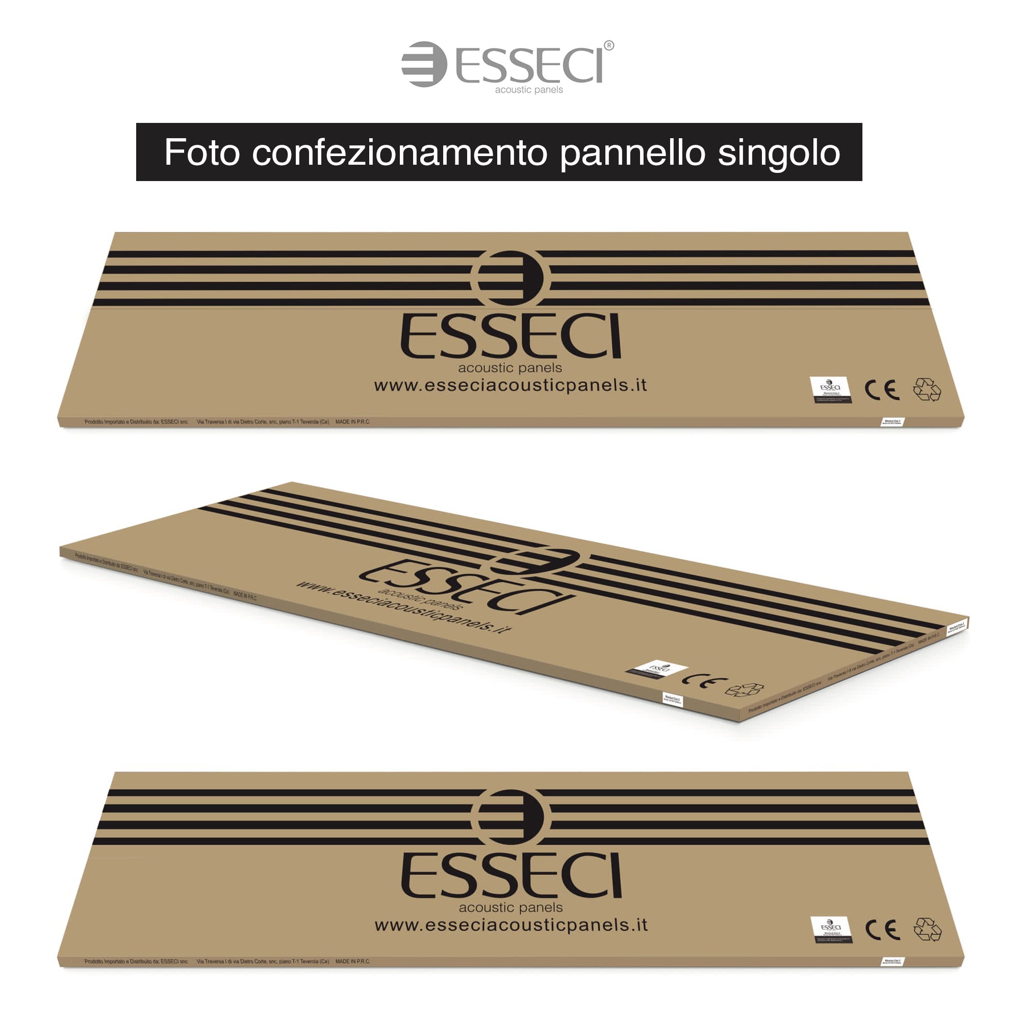 Pannello decorativo dogato fonoassorbente legno acustico Esseci TEAK 275x60 cm - 7