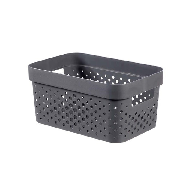 Curver 228180 Organizzatore Per Posate Medio - Grigio Chiaro - 6 Scomparti - 36x29x6 Cm - Plastica Alimentare