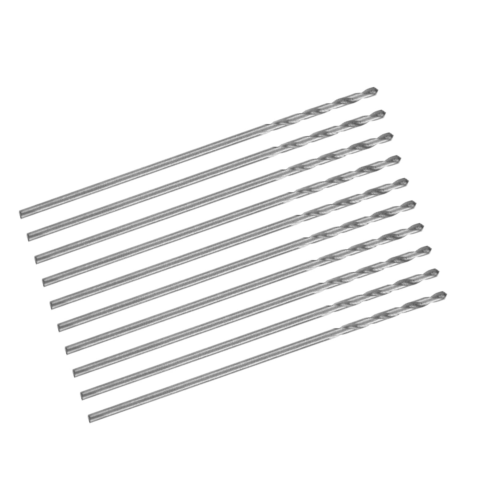 Zestaw 10 wierteł spiralnych z prostym trzpieniem do wiertarki do pereł, narzędzia metalowe, 0,75 mm