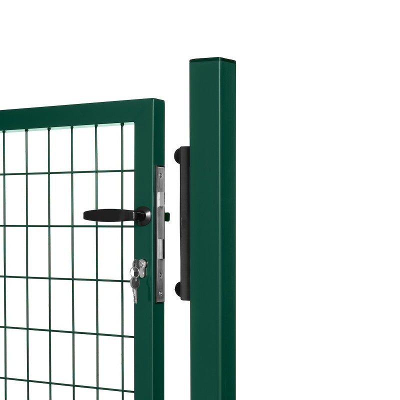 Portillon grillagé en acier galvanisé maille 100 x 50 L 1m x H 1m00 Vert - 2
