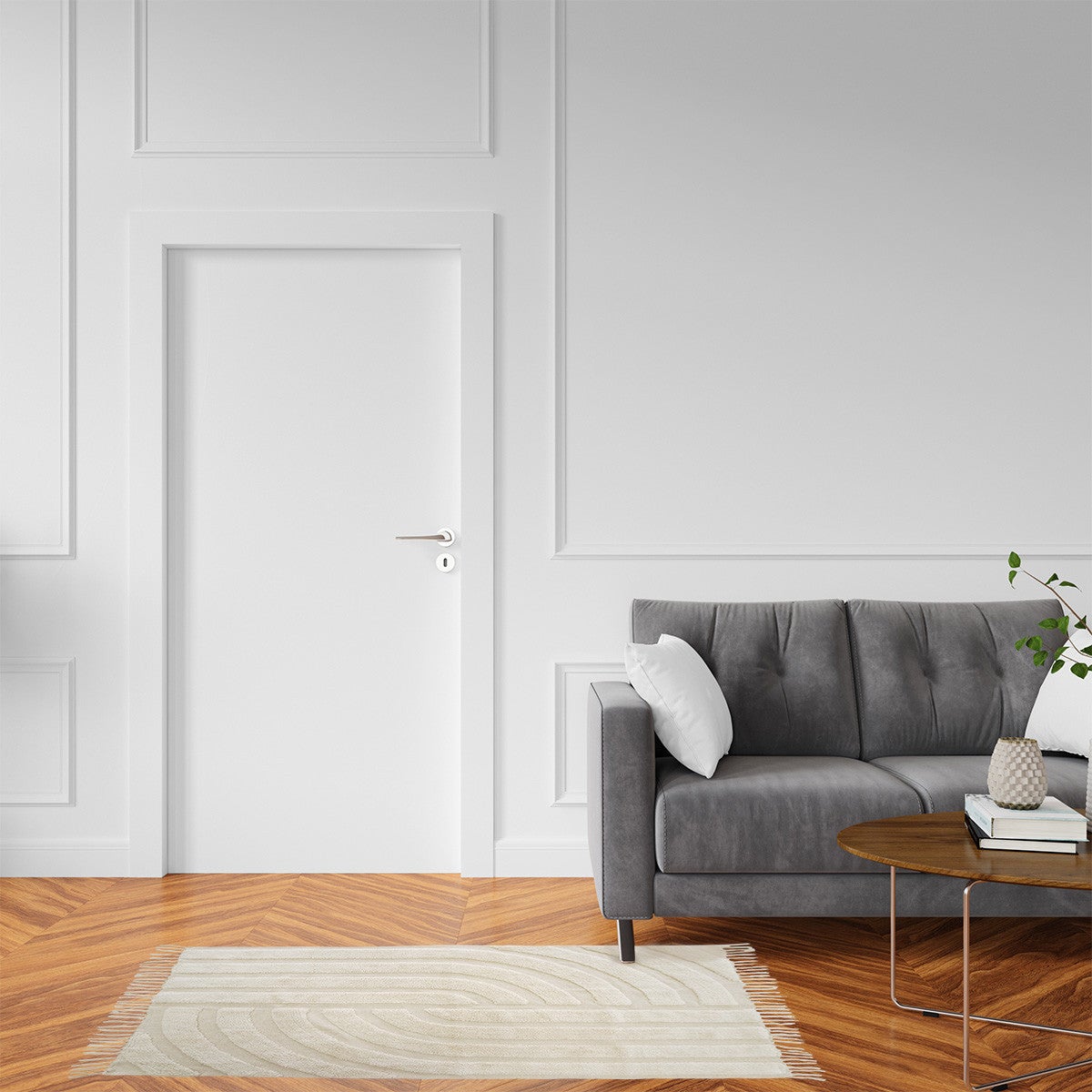 Tapis déco à franges en coton tufté 100x150cm - 2