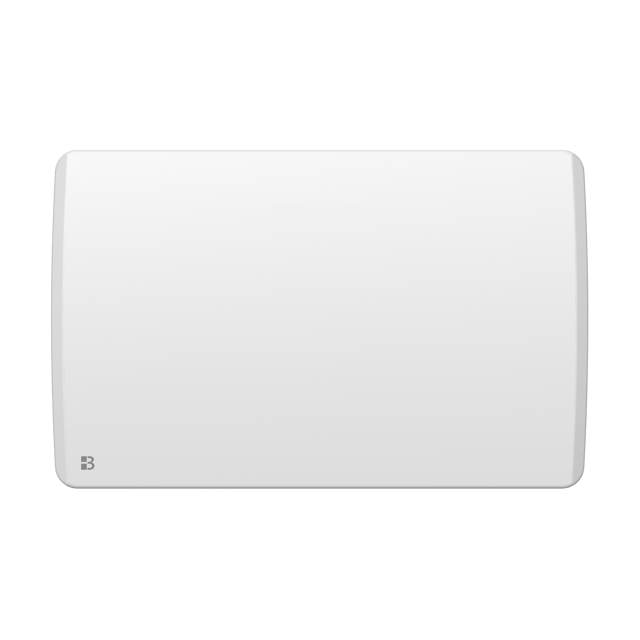 Radiateur électrique fixe à inertie sèche céramique 1500W Bestherm ARIA horizontal blanc