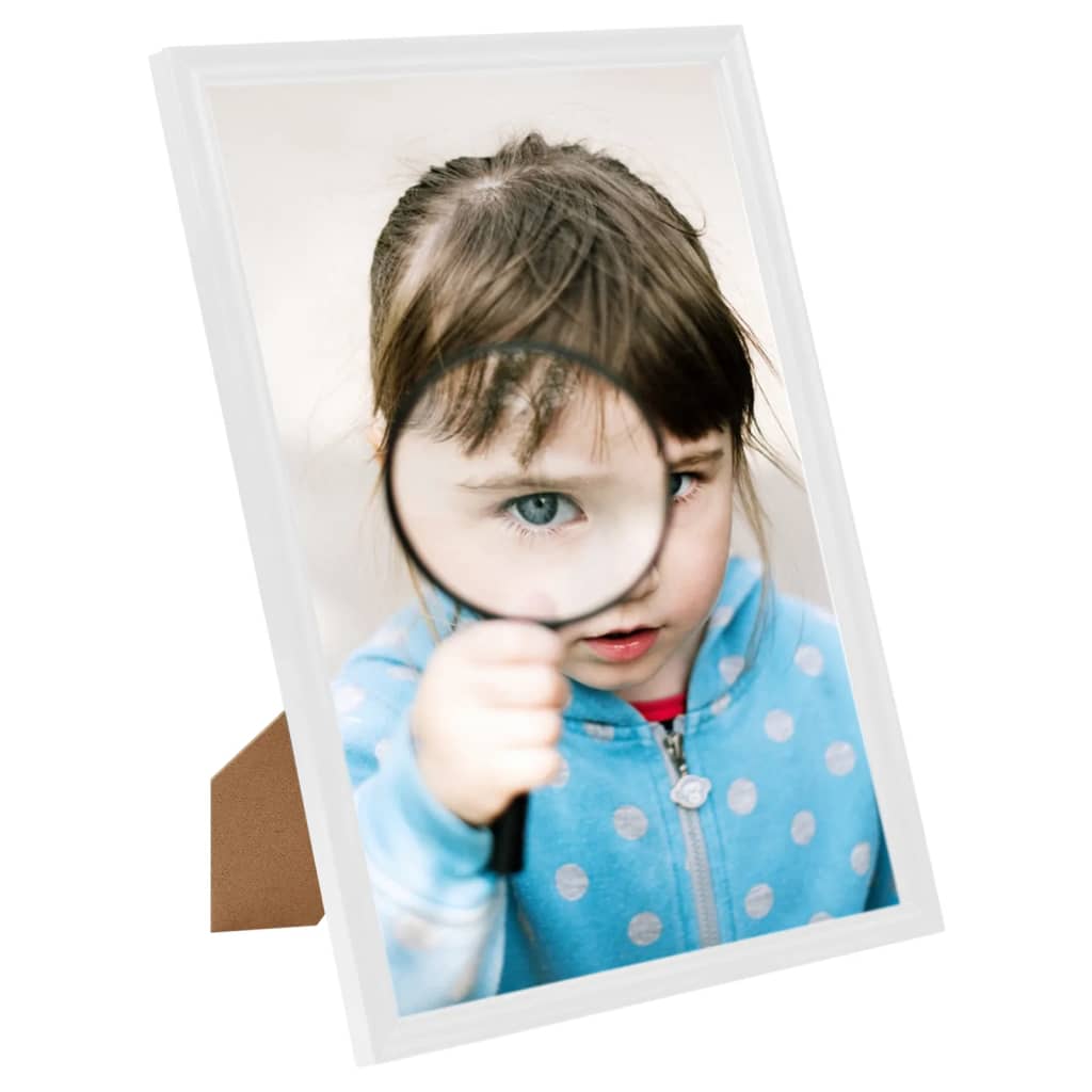 Collage de cadres photo 3 pcs de table Blanc 15x21 cm MDF vidaXL - 2