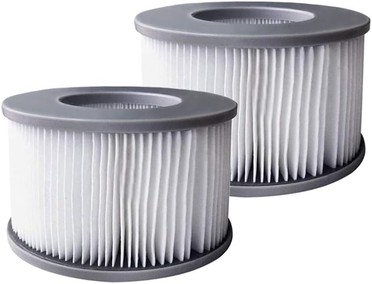 Cartouche filtrante - HAOPYOU - Lay-Z-Spa - Lot de 6 - Cylindrique
