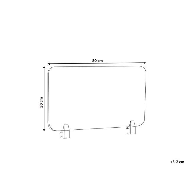 Divisori Da Scrivania Regolabili - 2 Pezzi, Paravento Per Ufficio, Biblioteca, Aula - Foto 3