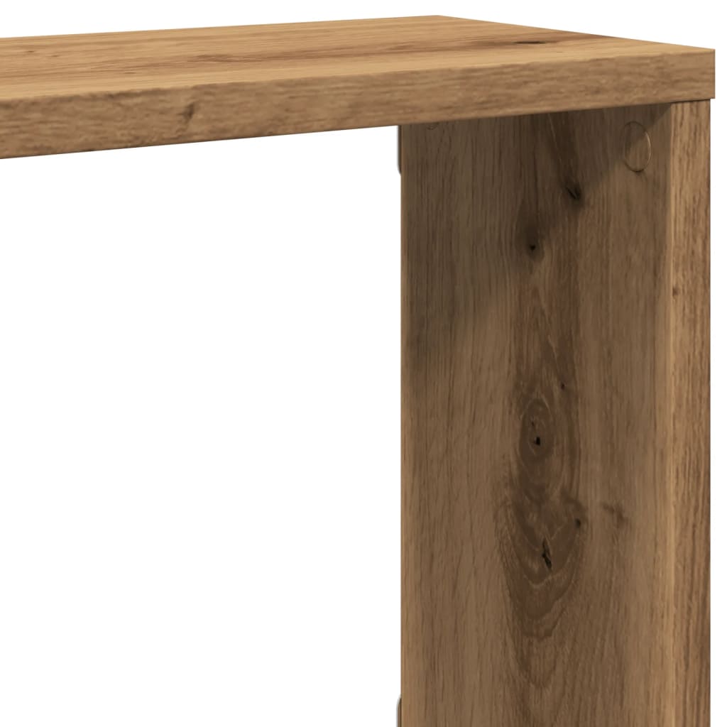 Étagères cube murales 2 pcs chêne artisanal bois ingénierie - COMFORTXL - 8