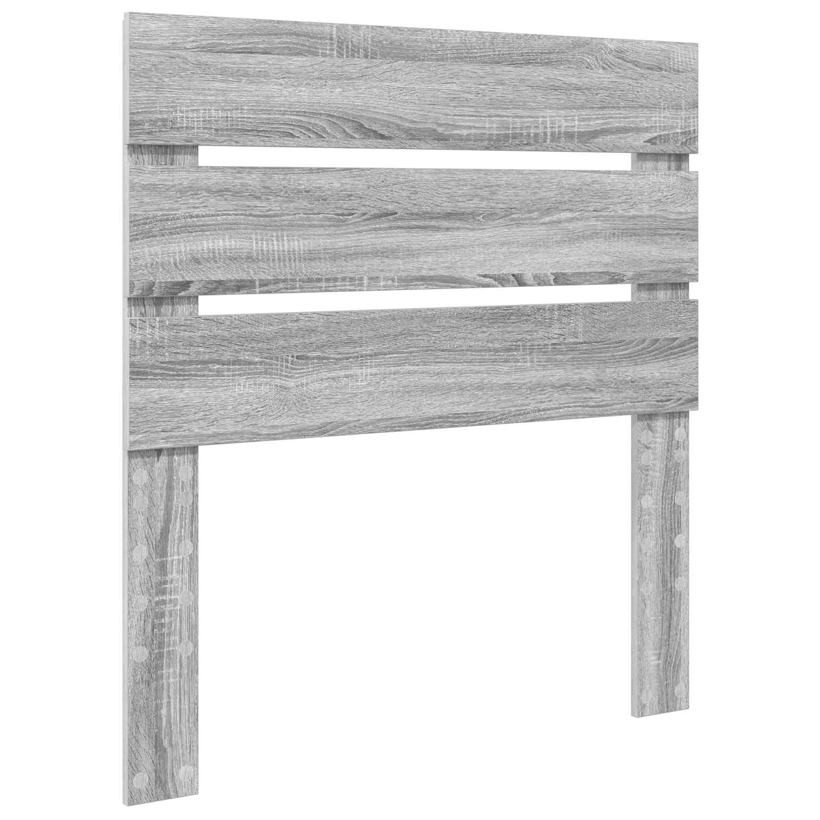 Lit de rangement gris 70 x 190 cm, panneau de bois - 7