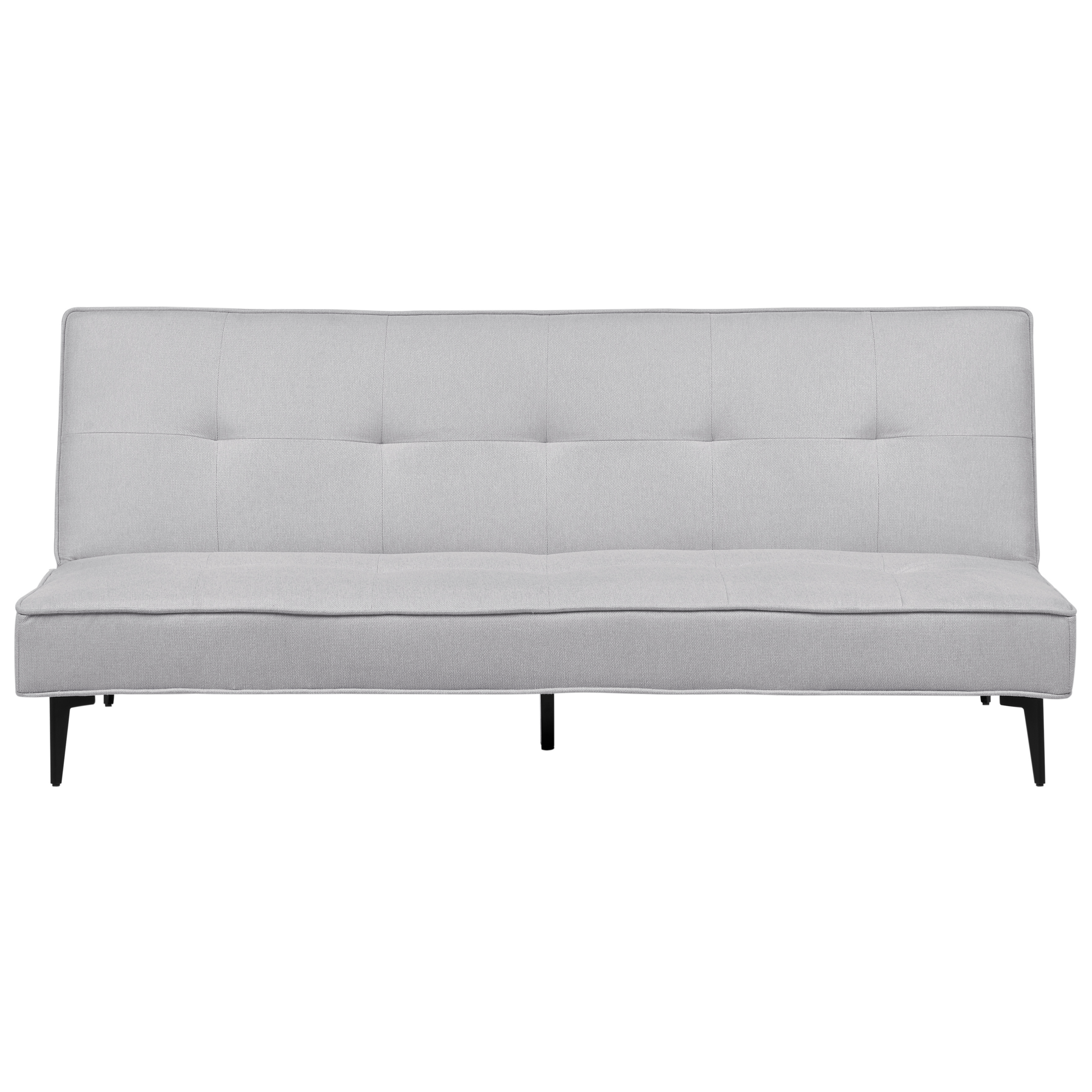 Canapé-lit 3 places en cuir marron Chesterfield | Maisons du Monde