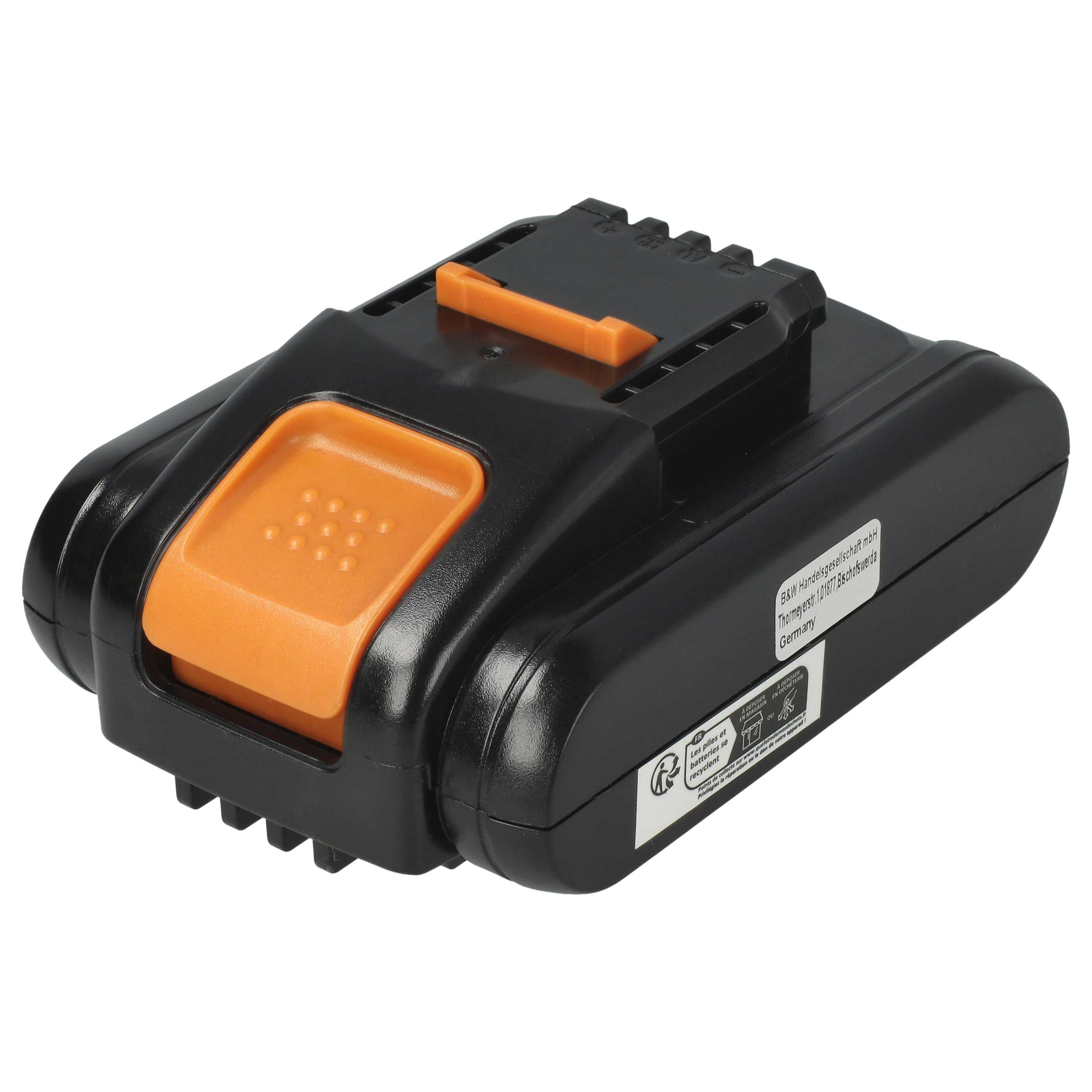 EXTENSILO Batterie compatible avec Worx WG153, WG154, WG152, WG157 EXTENSILO Batterie compatible avec Worx WG153, WG154, WG152, WG157