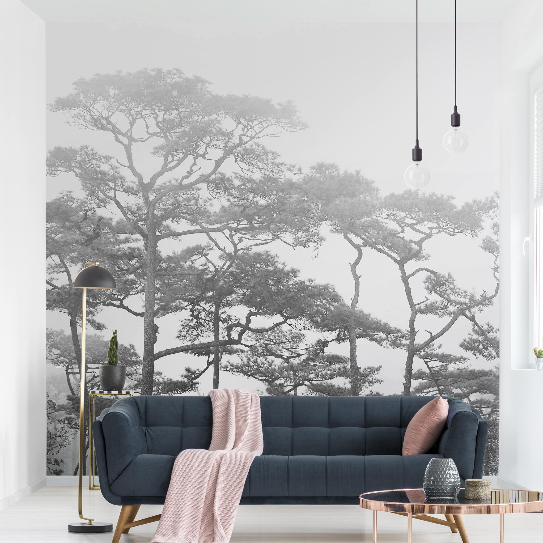 Papier Peint - Relax in Forest 225x250cm - Intissé main image 1