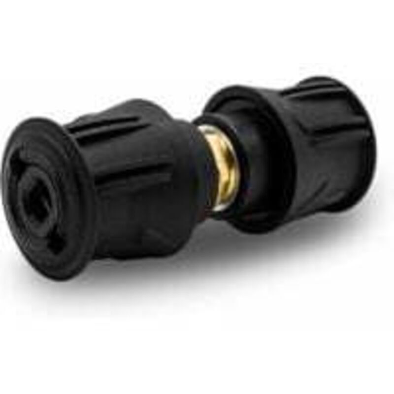 Enowelir Conector rapid cu cap dublu de înaltă presiune, adaptor furtun pentru mașină de spălat cu presiune, pachet de 2 2buc