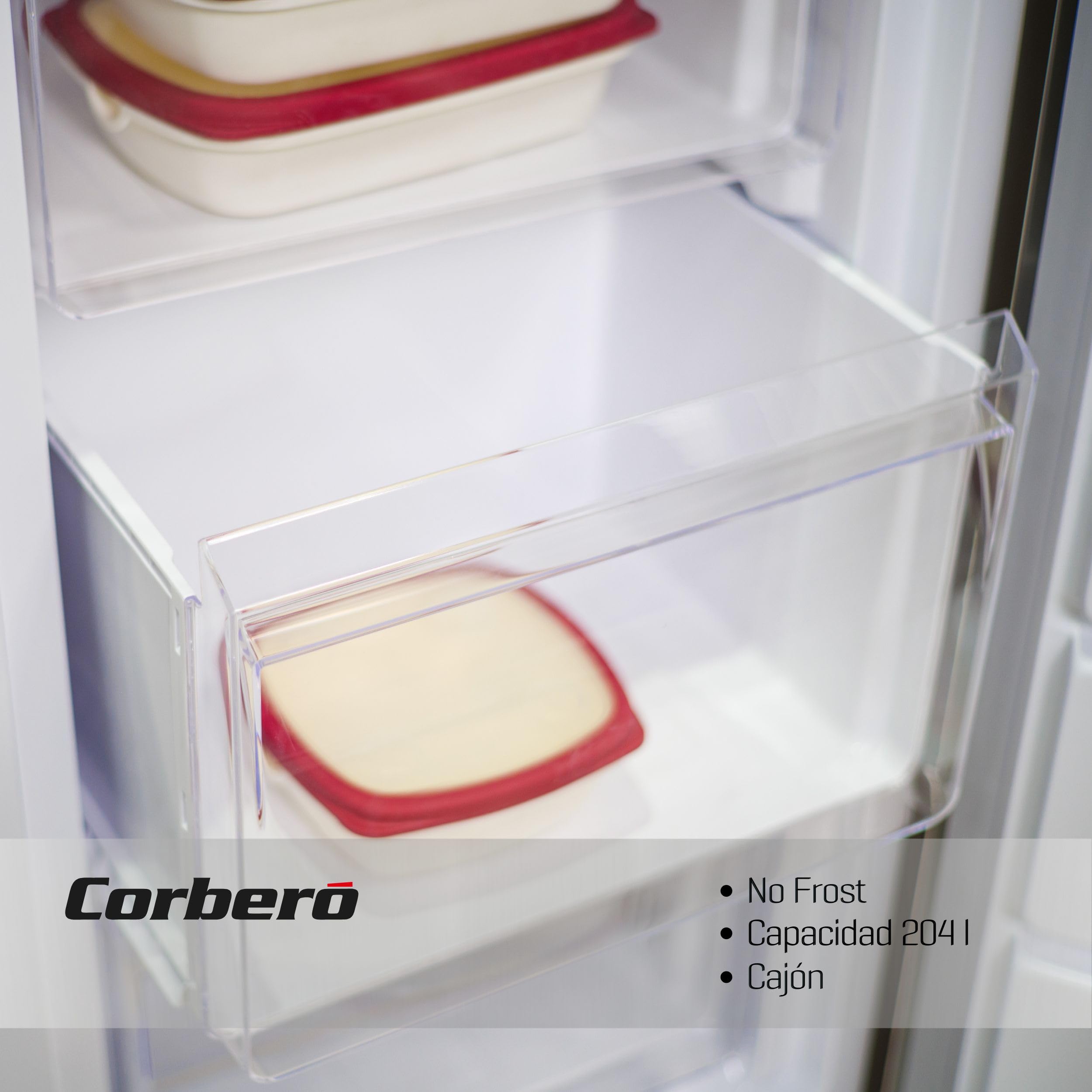 Corberó - Congelador Vertical CCVH17023NFX | 204L | No Frost, Crisper, 39 Db - 3