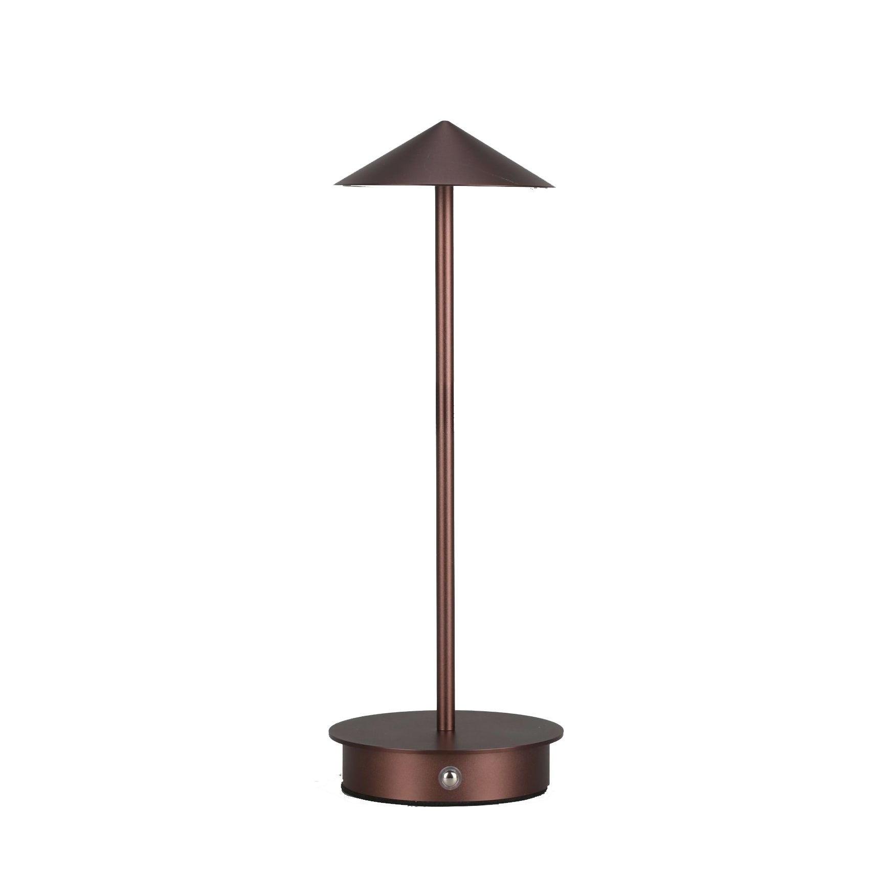 Zewnętrzna, kreatywna lampka nocna, ładowalna lampa stołowa, kolor kawowy