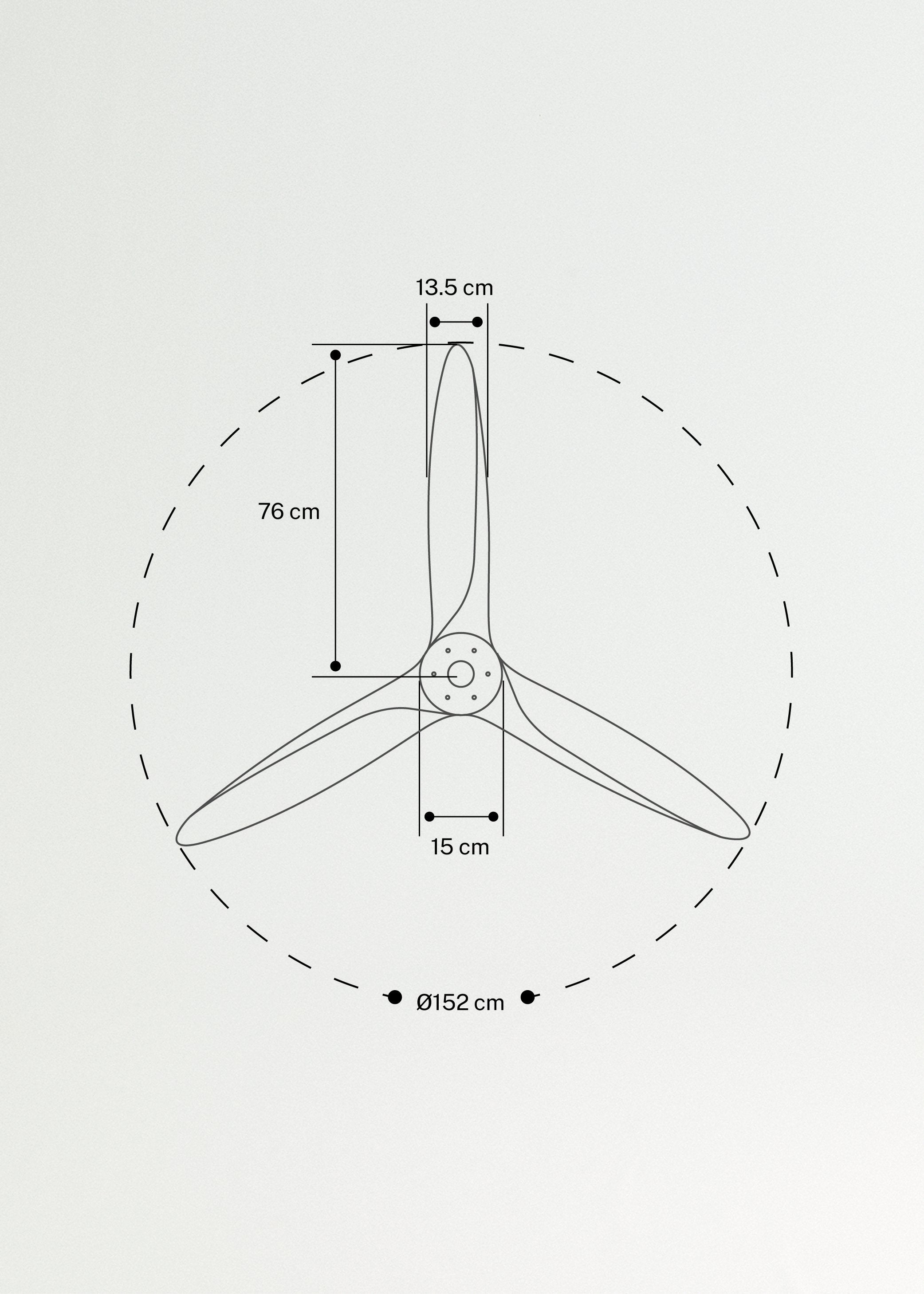 CREATE - WIND CENTURY L - Ventilateur de plafond 40W silencieux Ø152 cm 100% bois sans eclaraige sans wifi - 7