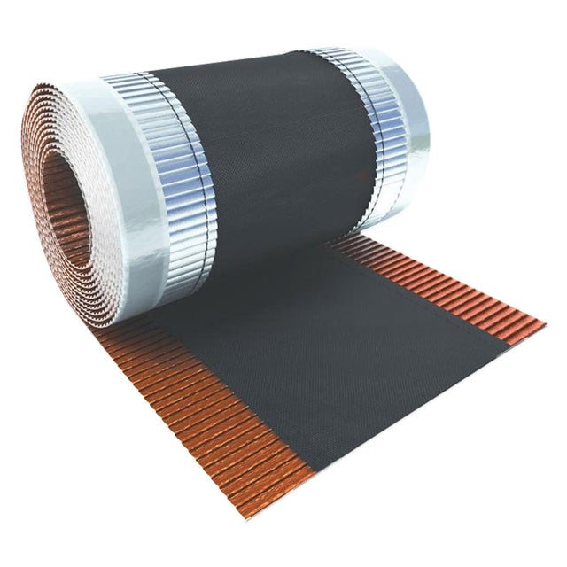 AUTO-ADHÉSIF SOUS FAITIÈRE 'ONDULAIR ADHESIVE' h. 390 mm x 5 m. - couleur terre cuite (RAL8004)