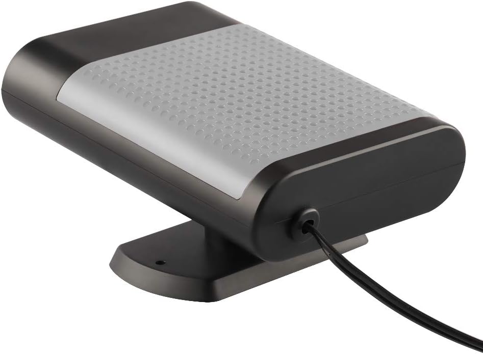 Przenośny grzejnik samochodowy, podłączany do gniazda zapalniczki, 12 V, 150 W, odpowiedni na zimę, czarny i szary - 6