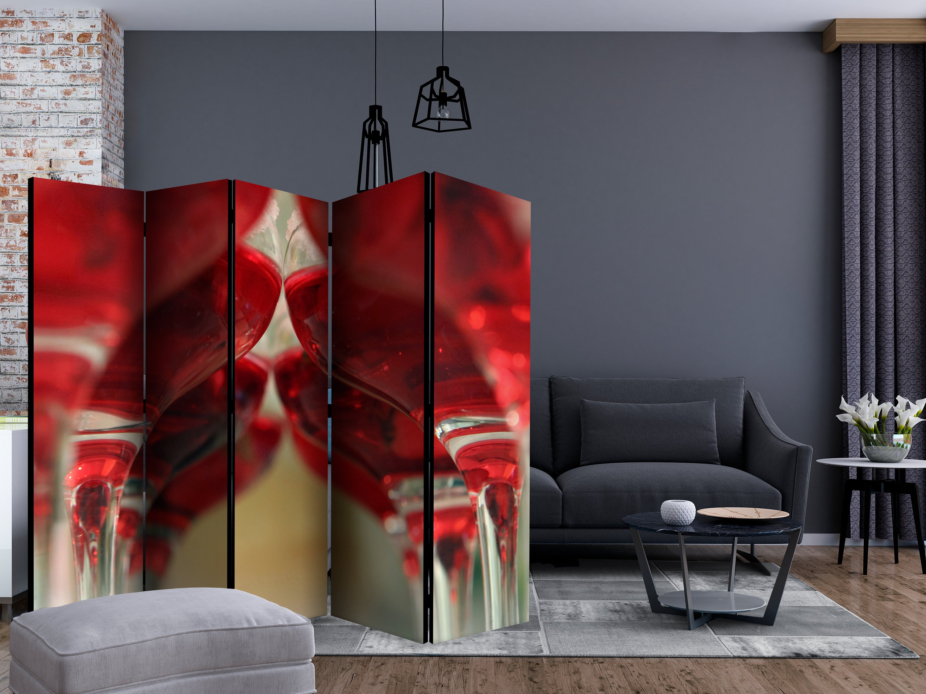 Paravento - Cold Concrete II [Room Dividers] - 225x172