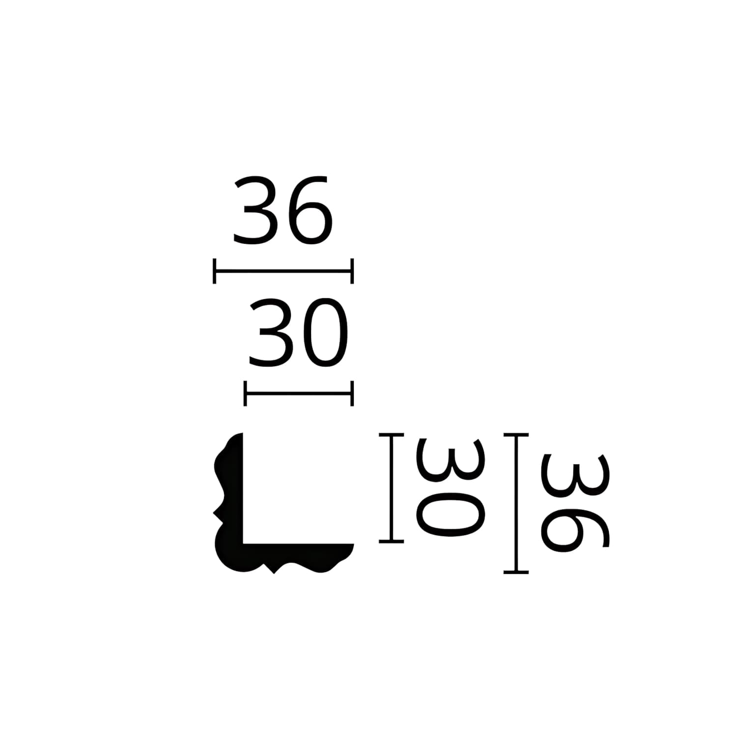 Profil de protection des bords NMC WALLSTYL WE2 Profil de décoration - 3