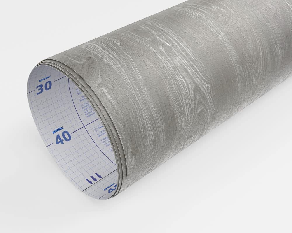 Artesive WD-057 Rovere Scuro larg. 30 cm AL METRO LINEARE - Pellicola Adesiva in vinile effetto legno per interni per rinnovare mobili, porte e oggetti di casa