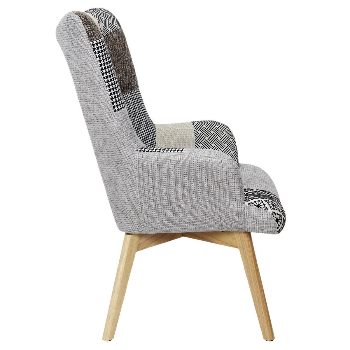 Fauteuil Patchwork Design 