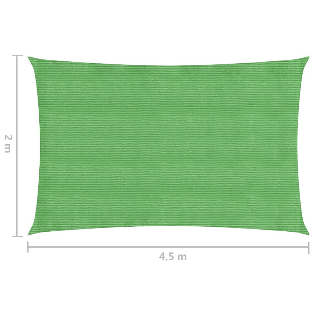 Vela in tessuto per ombrellone 160 g/m² HDPE 2 x 4,5 m verde chiaro 02_0009369 - 6