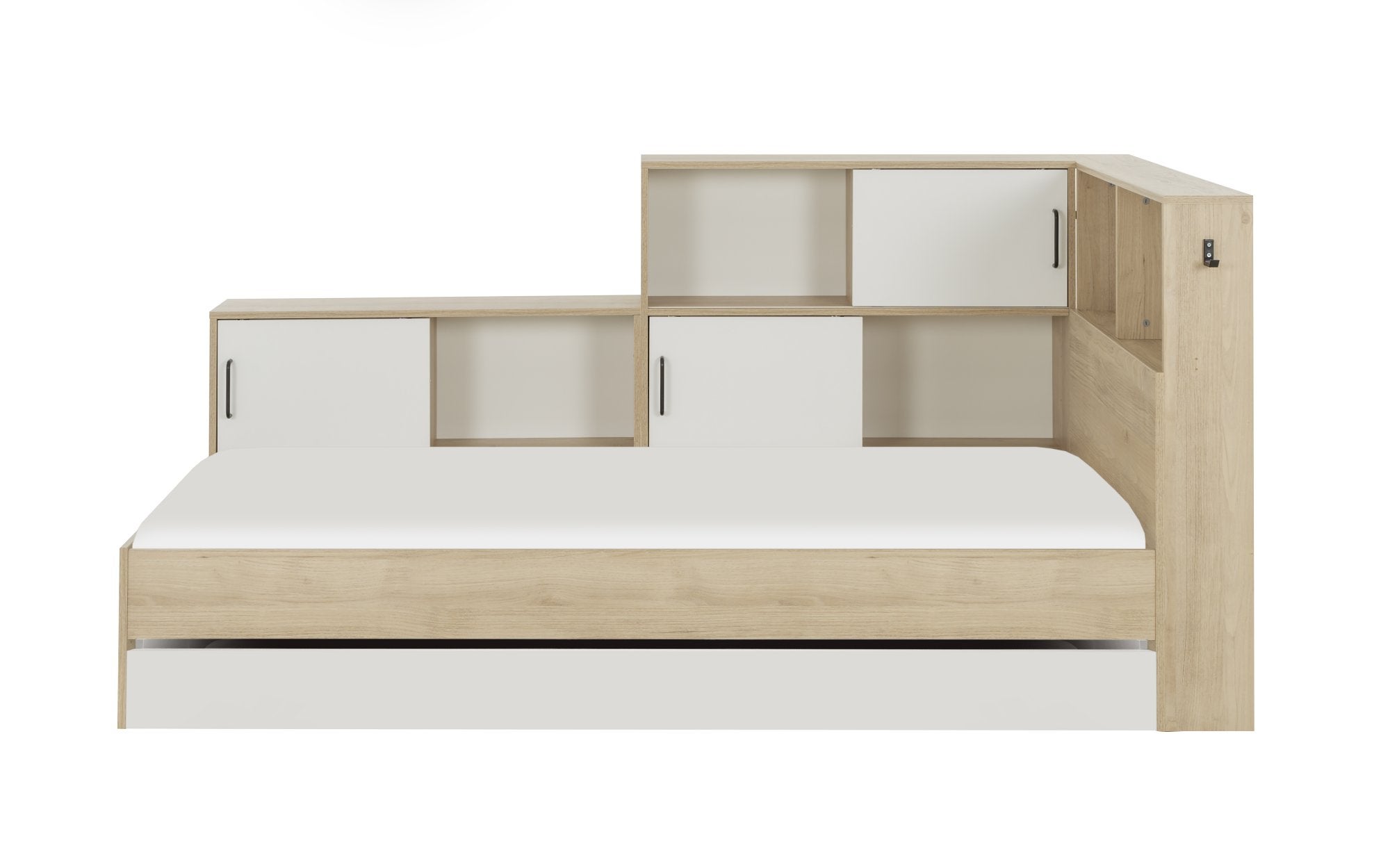 letti singoli con contenitore ikea