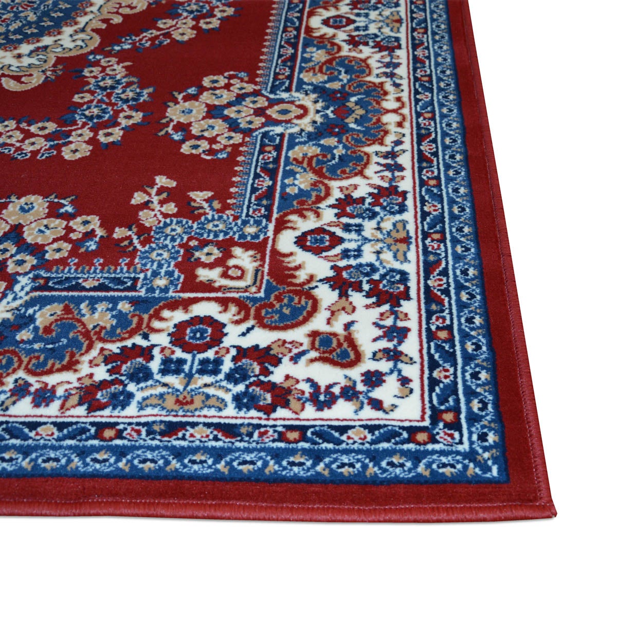 Tappeto Morbido Peloso 160x230 Cm Rosso In Stile Persiano – Antiscivolo, Lavabile In Lavatrice, Perfetto Per Soggiorno E Camera