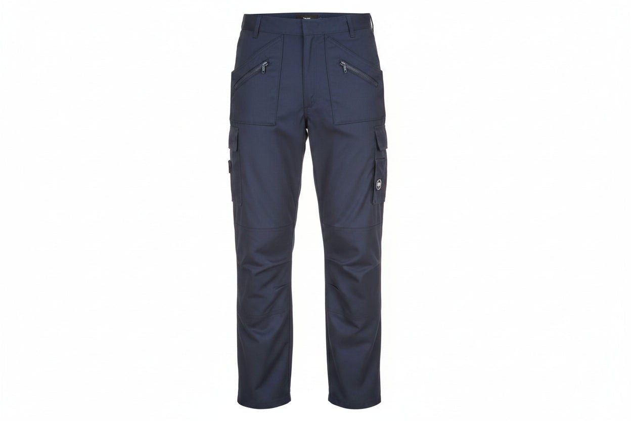 Pantalon de travail robuste avec poches genouillères Action Portwest Noir 36 - 7