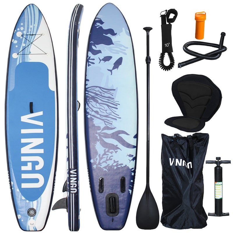 SUP Board Gonflable Stand up Portable Ensemble de Planche de avec siège