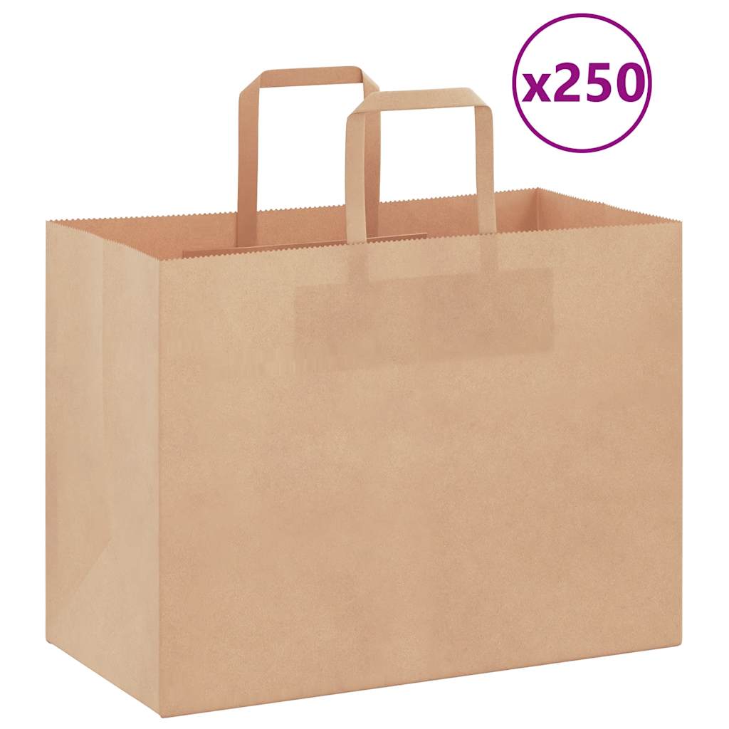 Papiertüte 27 * 12 * 21cm,Sac Papier Kraft Avec Poignées,geschenktüten