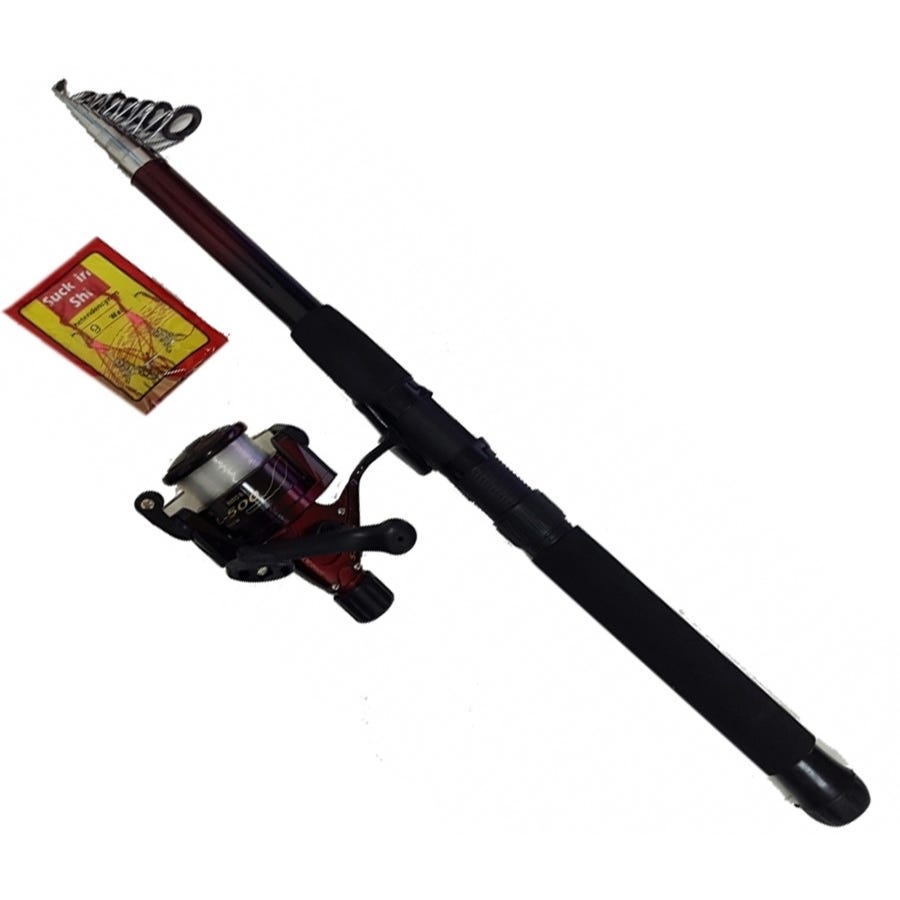 Canna Trota Lago Pesca Recupero Bombarda Vetrino Galleggiante + Mulinello Filo