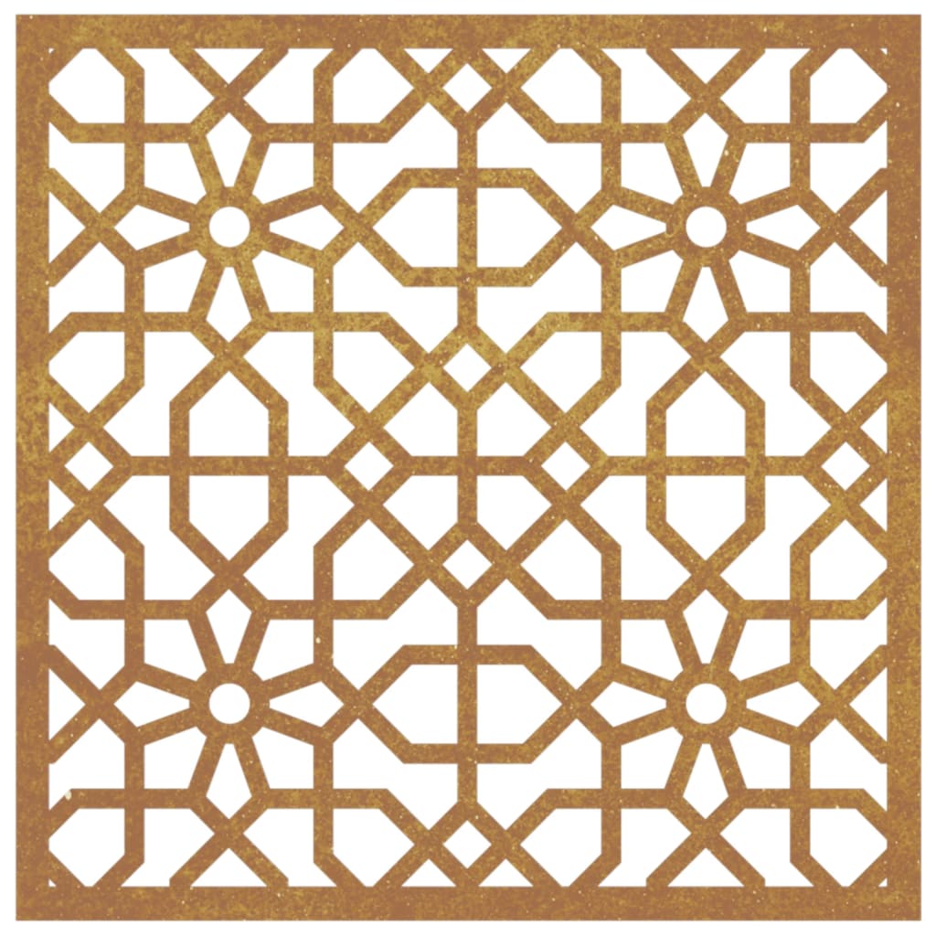 Maison Exclusive - Décoration murale jardin 55x55 cm acier corten design mauresque - 4