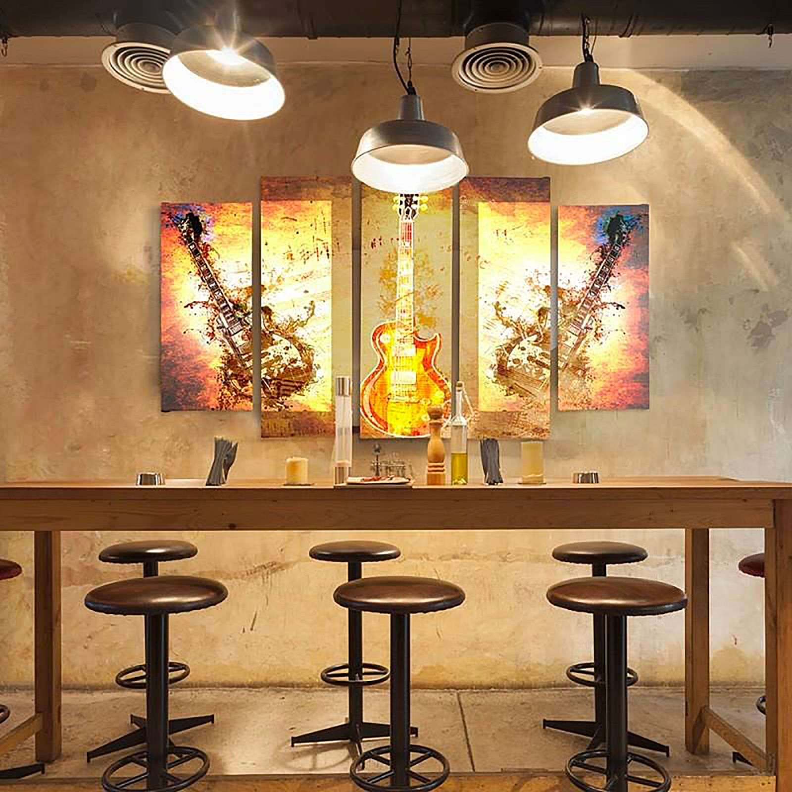 Tableau guitare - 300 x 140 cm - 3