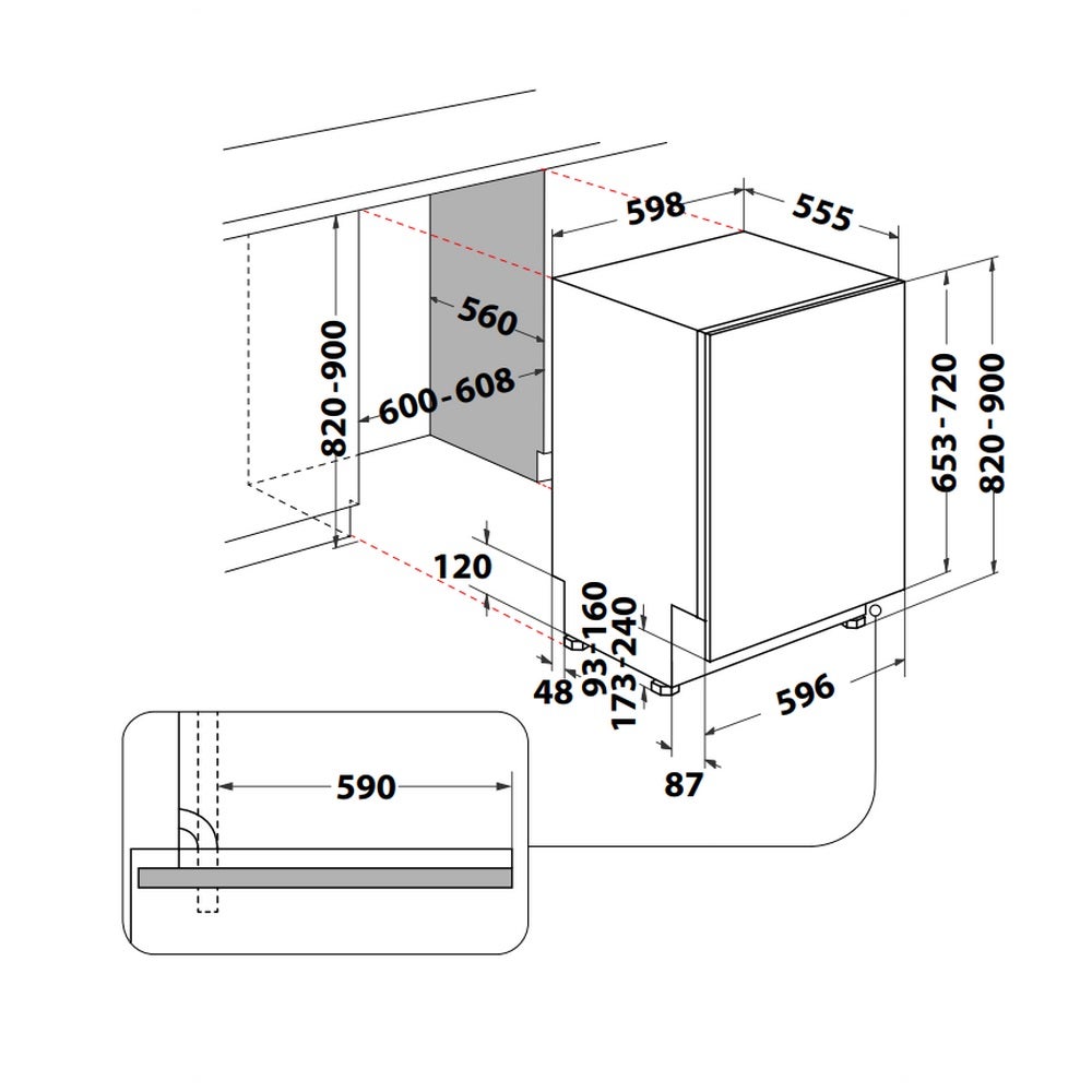 Lave-vaisselle Indesit D2IHL326 60 cm - 7