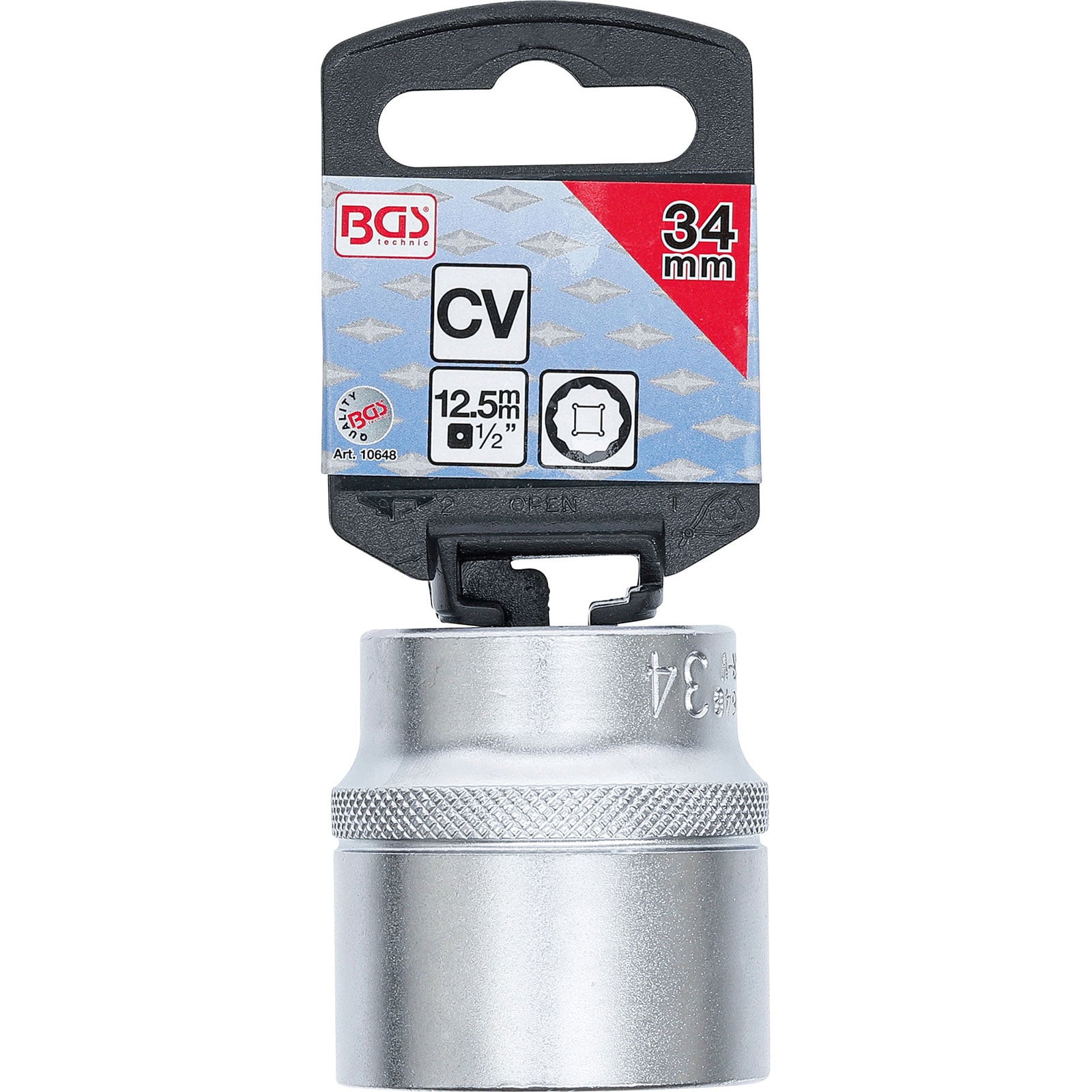 Douille pour clé, douze pans | 12,5 mm (1/2