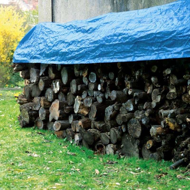 Bâche Lourde Bleue Qualité Professionnelle En 250 Gr/m2 - Existe En 5 Tailles - 3