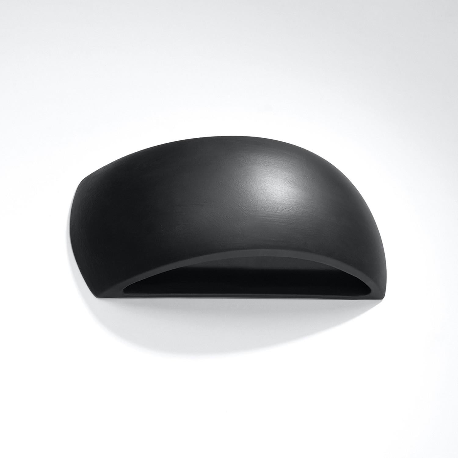 Kinkiet ścienny Pontius czarno-biały 1xG9x40W wym: 13,5 x 32 x 9 cm ceramika / gips IP20 Sollux Lighting