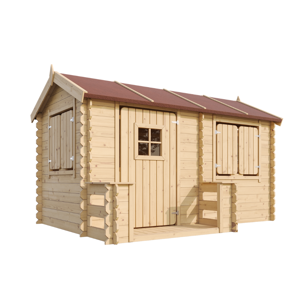Maison en bois pour enfants - Maison de jeux pour l'extérieur 178x241xH151cm/2.63m2 - maison jardin enfant exterieur bois M503 - 2