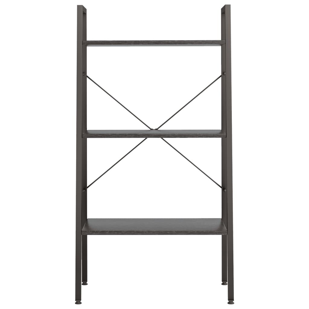 Maison Exclusive - Scaffale Autoportante con 3 Ripiani Nero 56x35x108 cm - 3