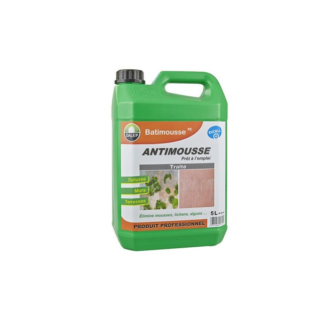 Antimousse Préventif/Curatif DALEP Bidon de 5 Litres BATIMOUSTE PE – 130005