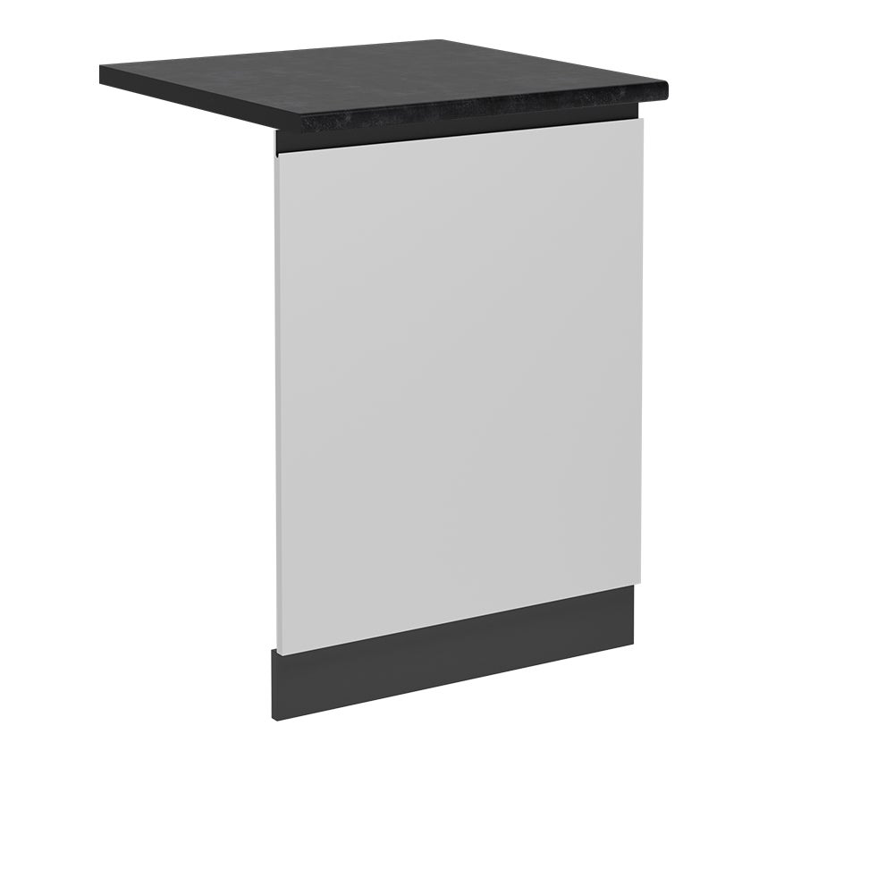Vicco Panel przedni zmywarki R-Line, Biały, 60 cm J-Shape, BP Antracyt