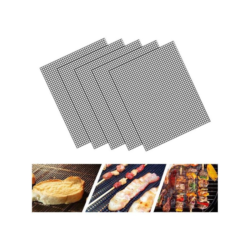 Siatka do grillowania Akcesoria do grilla Nieprzywierająca mata siatkowa do grillowania 40x30cm