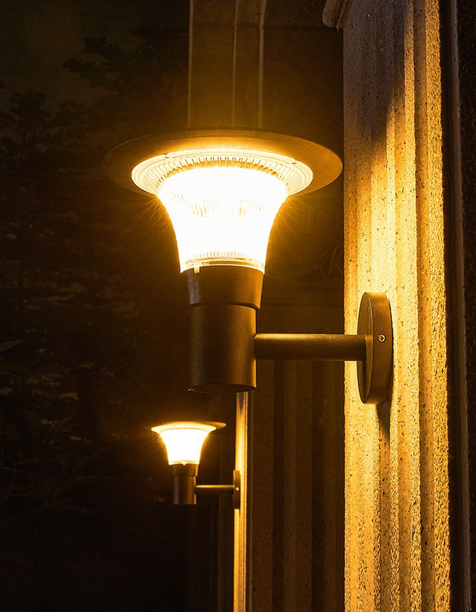 Smart lampe solaire Iplux® Florence sur pied 62cm - Haute qualité - Durée de combustion 15 heures - 10