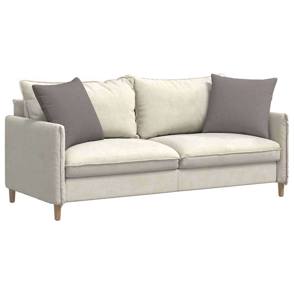 Coussins de canapé 2 pcs Taupe 50 x 50 cm tissu vidaXL - 4